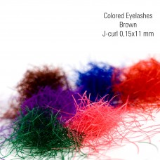 Värvilised-pruun 0,15x11, J-Curl